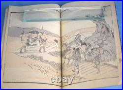 Katsushika Hokusai Woodblock print book Hokusai Dotyu-gafu Set of 2 From Japan