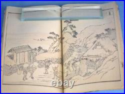 Katsushika Hokusai Woodblock print book Hokusai Dotyu-gafu Set of 2 From Japan