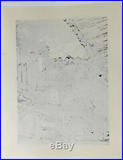 Katsuyuki NishijimaOriginal woodblock print-KUMOTATSU