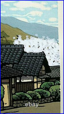 Katsuyuki NishijimaOriginal woodblock print-Sannenzaka-(172/500)