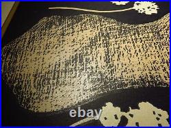 Kawano Kaoru Woodblock Print Short Hair Tanpotsu Seed Tampopo Signed Kawano Kaoru Woodblock Print Short Hair Tanpotsu Seed Tampopo Signed