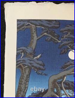 Kawase Hasui Japanese Woodblock Print Rare Authentic Enoshima Asian U-kiyoe