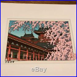 Kawase Hasui Japanese Woodblock print Ukiyo-e Ukiyoe Rare Vintage Collector