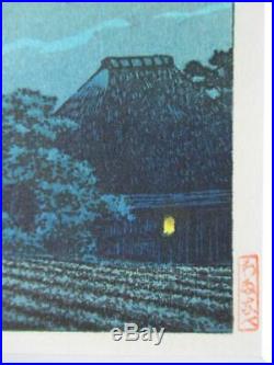 Kawase Hasui Japanese woodblock print Reprint 240 x 300 mm Vintage Collector