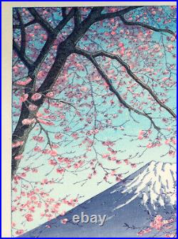 Kawase Hasui Mt. Fuji from Kisho Watanabe Japanese Woodblock Print