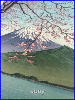 Kawase Hasui Woodblock print Nishiizu Koei landscape painting 39×28
