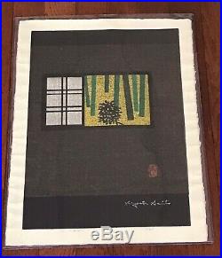 Kiyoshi Saito Window Japanese Woodblock Print Limited Edition 20/100