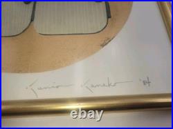 Kunio Kaneko (Japanese b. 1949), Geta 5, Woodblock Print, Framed Signed 25/95