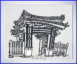 Listed Japanese Artist MIKUMO, Original Signed Wood Block Print