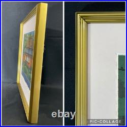 Masao Ido Katsura Imperial Villa 1975 ED 16/100 Woodblock print Signed Framed