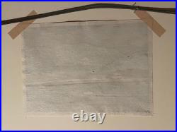 Masao Ido Woodblock Print Yakushiji Temple in Winter