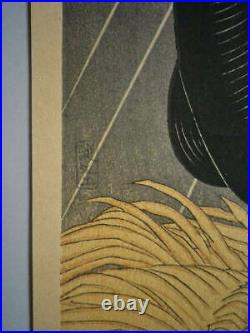 Natori Shunsen Kabuki Actor Kikugoro Onoe VI Japanese Original Woodblock Print