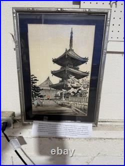 Nisaburo Ito Winter in Kyoto Woodblock Print (1910-1988)