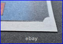 OKI Province Utagawa Hiroshige Japanese Woodblock Framed Art Print 18×15 VTG