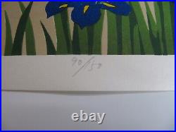 ORIGINAL SIGNED CONTEMPORARY Japanese woodblock print 90/150 Mituru Tomoda