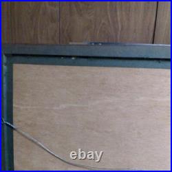 Okiie Hashimoto Kasuga Ryoanji Garden 1966 Large Format woodblock print