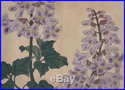 Orig Japanese Woodblock Print Book Flowers of Japan vol. 2 c1890