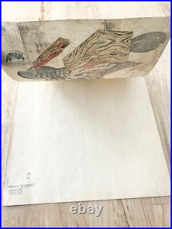 Original 19th Century Gototei Kunisada Japanese Woodblock Print
