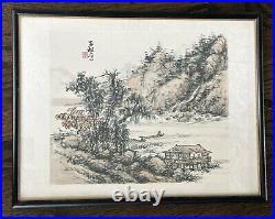Original Antique Japanese Woodblock print Signed