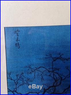 Original Japanese Woodblock Print Takahashi Shotei