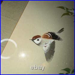 Original Japanese Woodblock Print by Ohara Koson Bird Winter Trees Snow Original Japanese Woodblock Print by Ohara Koson Bird Winter Trees Snow