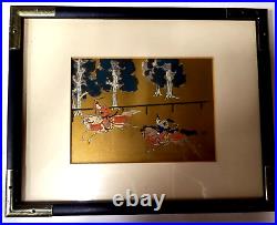 Original Japanese woodblock print Framed and matted