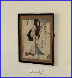 Original Utagawa Toyokuni I Japanese Woodblock (Pub. By Shimizu 1807-1808)
