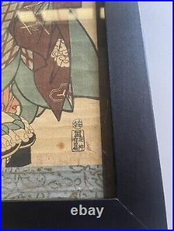 Original ukiyo-e woodblock print by master artist Kesai Eisen c. 1835