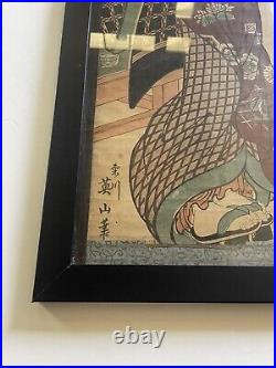 Original ukiyo-e woodblock print by master artist Kesai Eisen c. 1835