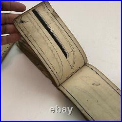 RARE Japanese Edo Period Sword Book Circa 1697 Woodblock Print Manuscript Old