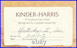 RARE Kitagawa Utamaro'Takigawa Ogi' Japanese Woodblock Style Print Framed by KH