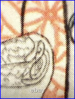 RARE Kitagawa Utamaro'Takigawa Ogi' Japanese Woodblock Style Print Framed by KH