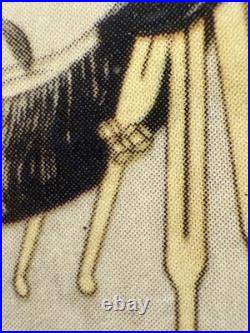 RARE Kitagawa Utamaro'Takigawa Ogi' Japanese Woodblock Style Print Framed by KH