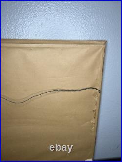 Rare Antique 1896 Japanese Woodblock Triptych Print By KIYOCHIKA KOBAYASHI MEIJI