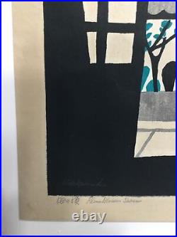 Rare Hide Kawanishi 1894-1965 Woodblock (Plum Blossom Season) 1962 Artist Ed