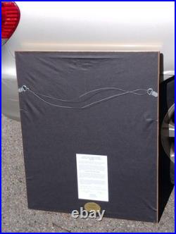 Sakai Hoitsu Vintage Japanese Woodblock Print Heron/Egret and Irises Framed LE