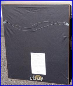 Sakai Hoitsu Vintage Japanese Woodblock Print Heron/Egret and Irises Framed LE