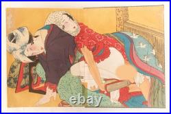 Shunga Ukiyoe Erotic Japanese woodblock print Book Author unknown (K00869)