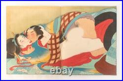 Shunga Ukiyoe Erotic Japanese woodblock print Book Author unknown (K00869) Shunga Ukiyoe Erotic Japanese woodblock print Book Author unknown (K00869)