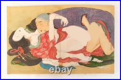 Shunga Ukiyoe Erotic Japanese woodblock print Book Author unknown (K00869) Shunga Ukiyoe Erotic Japanese woodblock print Book Author unknown (K00869)