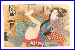 Shunga Ukiyoe Erotic Japanese woodblock print Book Author unknown (K00869)