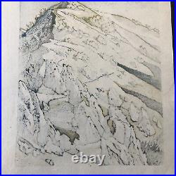 Sugiyama Osamu, 6 /50 Artist signed, Original handmade Japanese woodblock print