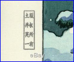 TSUCHIYA KOITSU Japanese woodblock print Reprint HARU NO YUKI 296x430mm