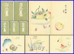Tansei Ippan by Taki Katei 5vols Full Japan vintage Woodblock Print Book