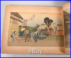 The Fifty Three Stages of the Tokaido by Hiroshige Book of Japanese Woodblock