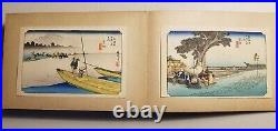 Tokaido 53 Tsugi by Hiroshige Ando Book of 54 Japanese Wood Colour Prints