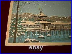 Tomikichiro Tokuriki Ukiyo-e Japanese Woodblock Print Kyoto Famous Place Japan 3