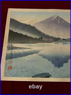 Tomikichiro Tokuriki Ukiyo-e Japanese Woodblock Print Thirty-six View of Fuji 16