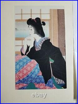Torii Kotondo Japanese Woodblock Print Snow