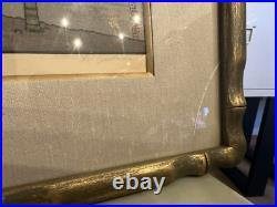 Toshi Yoshida Bamboo Garden, Hakone Museum, Woodblock Print, Framed & Signed